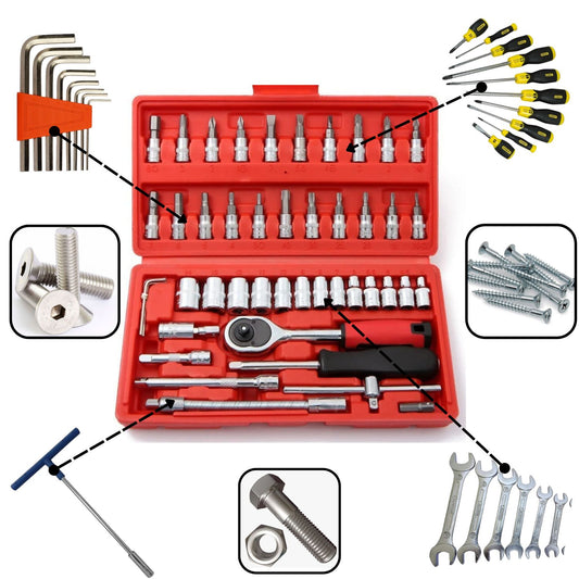 46 in 1 Tool Kit New Tool Set