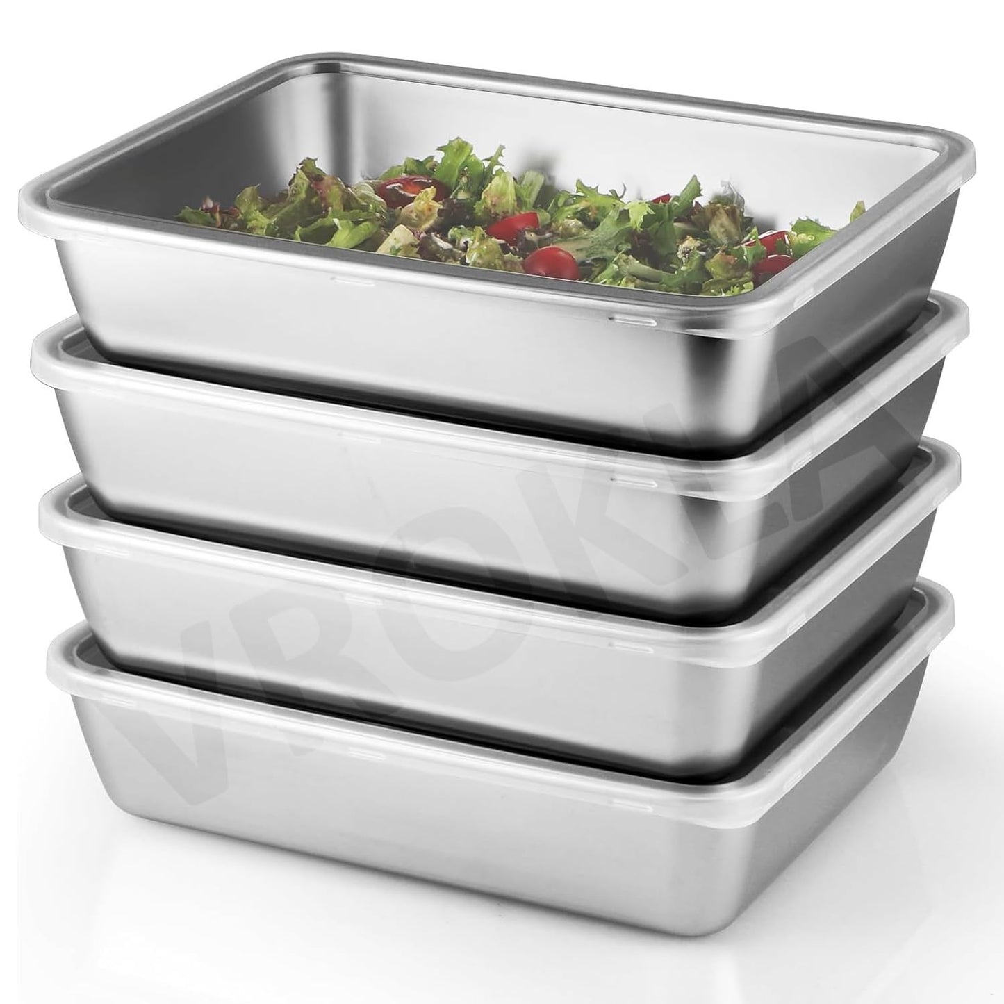 FreshBerry™ Steel Containers (Pack Of 4)