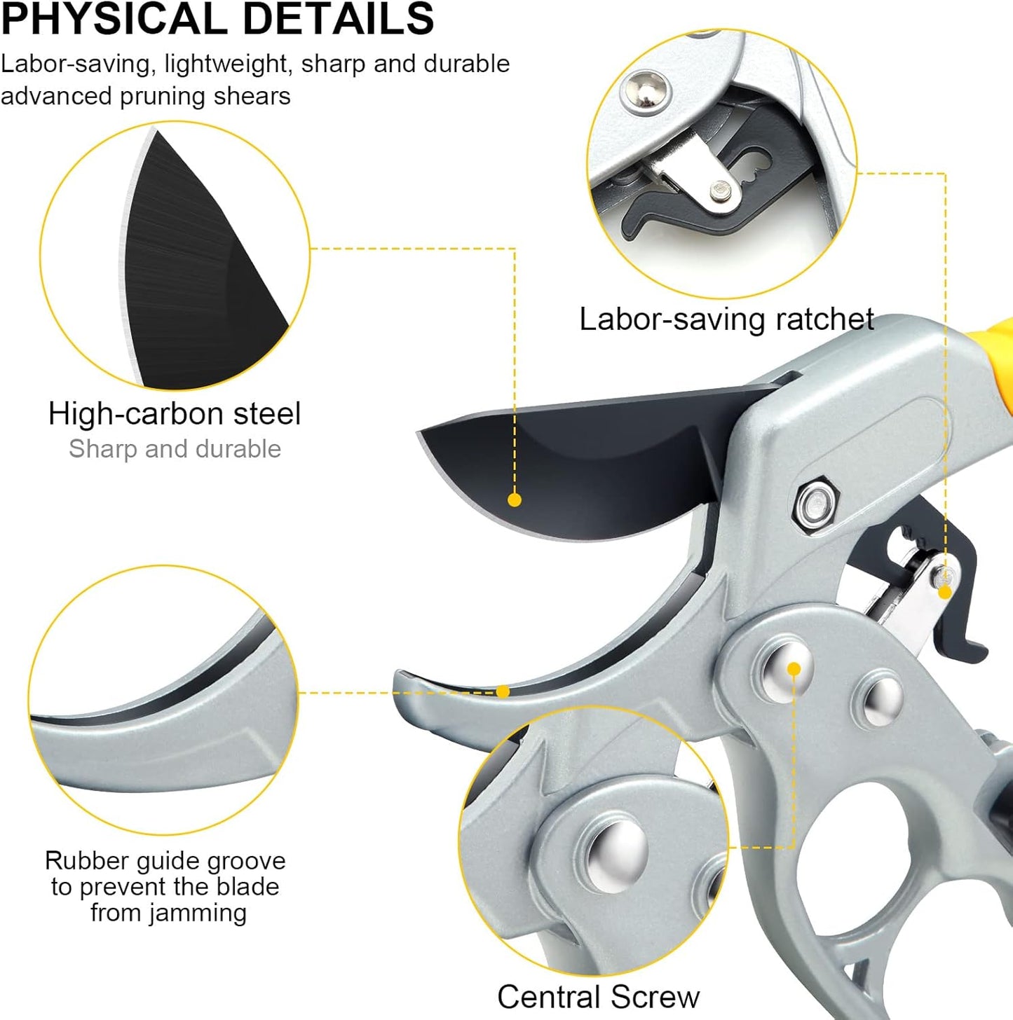TitanTech™ Ratchet Pruning Shear